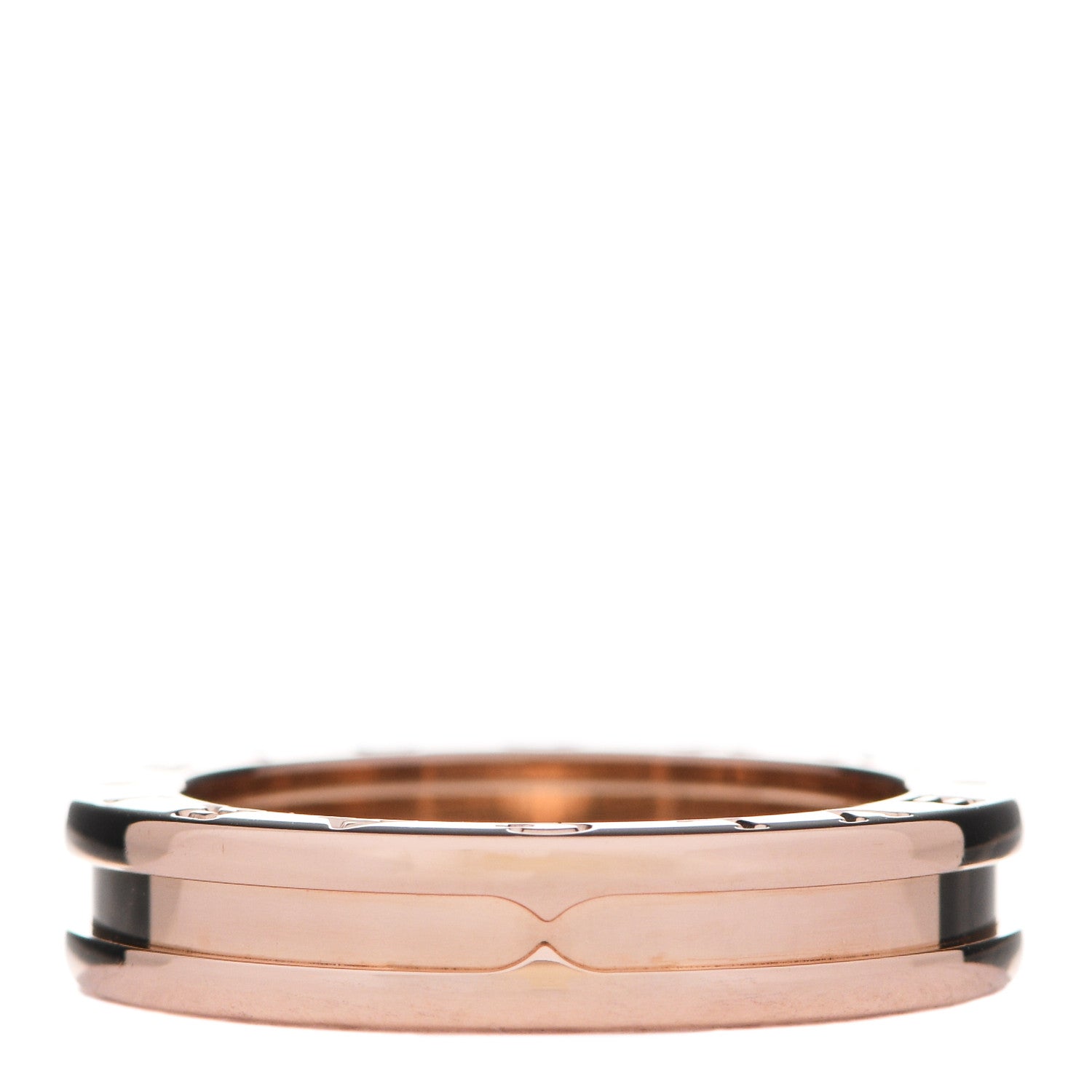 Bulgari 18K Rose Gold B.Zero1 One-Band Ring 55 7.25 1 of 6