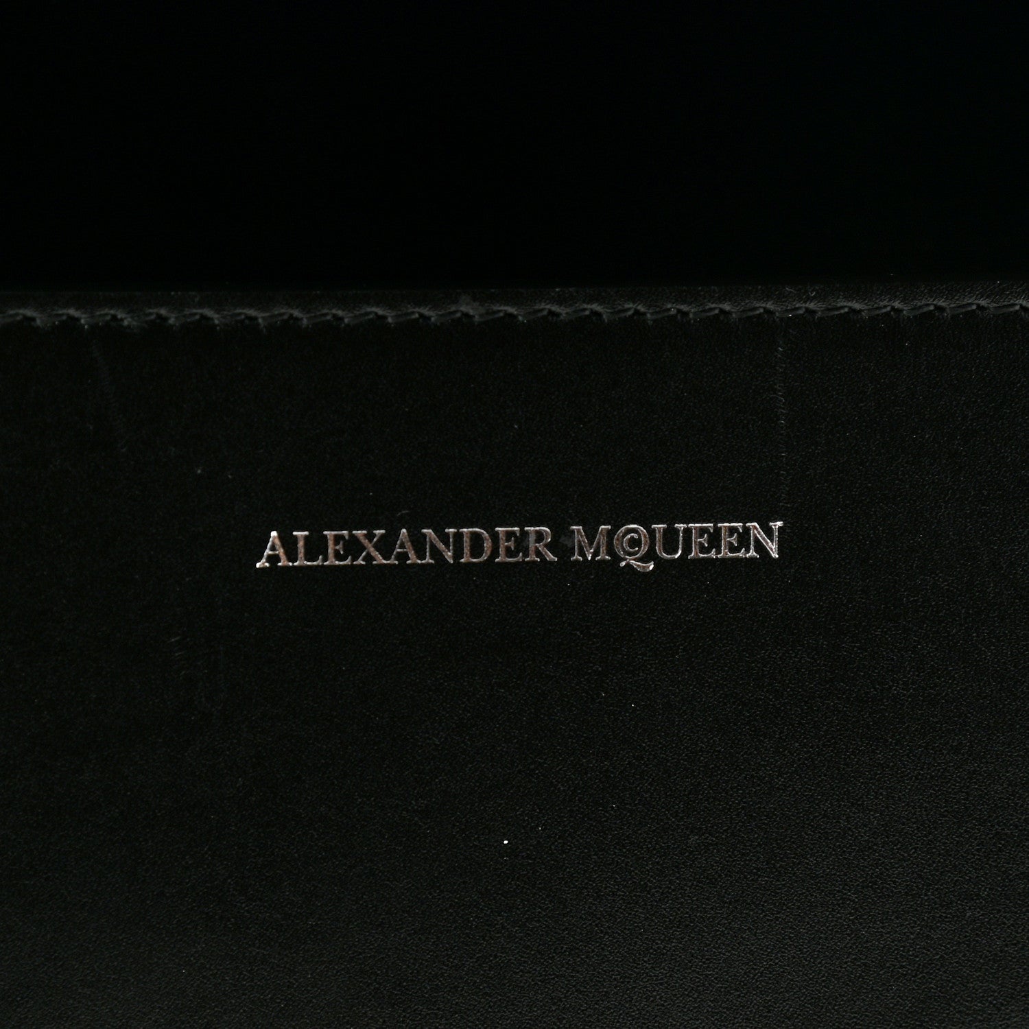 Alexander McQueen Calfskin Knuckle Shoulder Bag Black 6 of 10