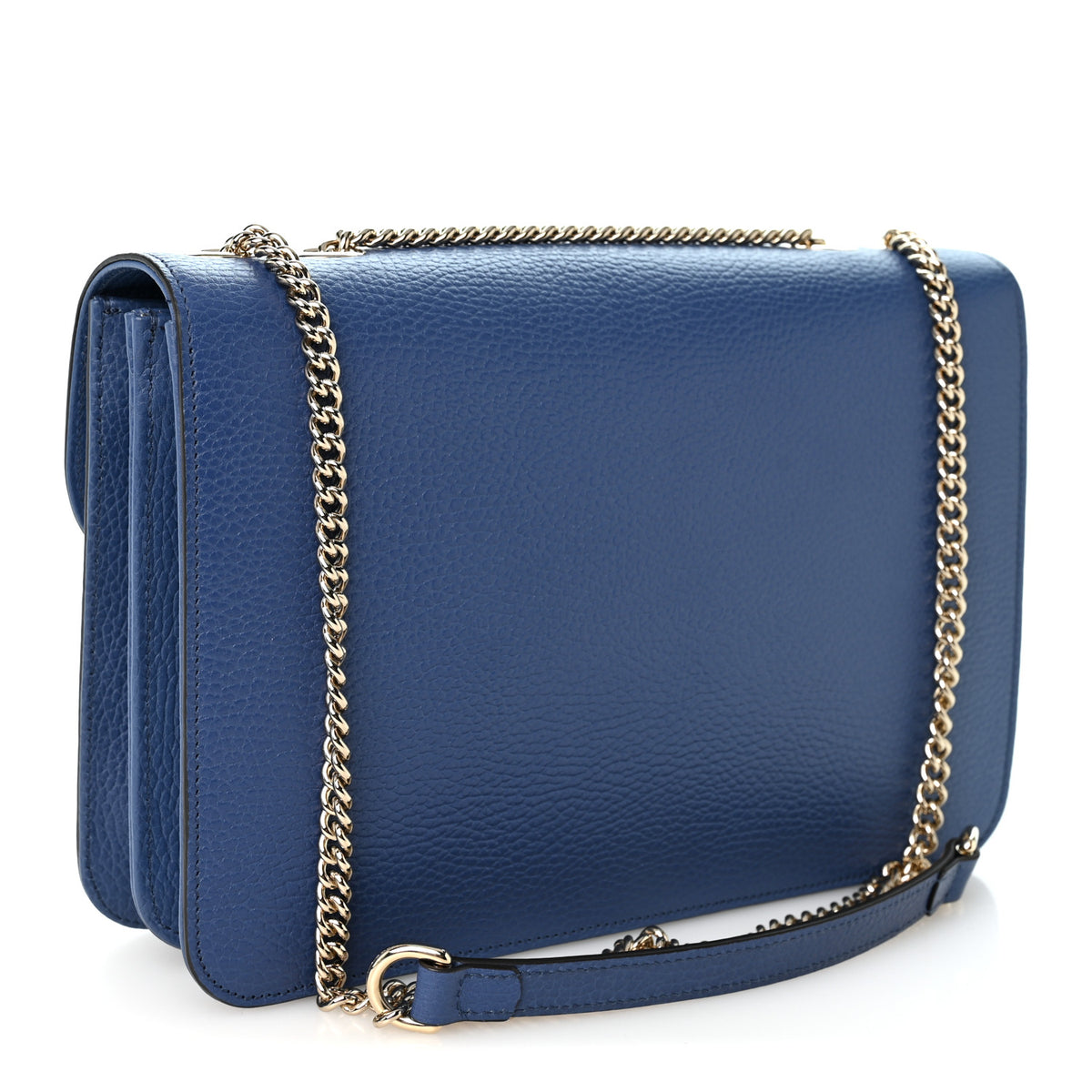Dollar Calfskin Interlocking G Shoulder Bag Caspian