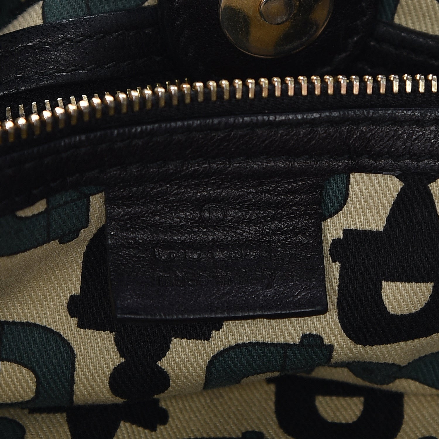 Gucci Calfskin Studded Large Pelham Tote Black 8 of 14
