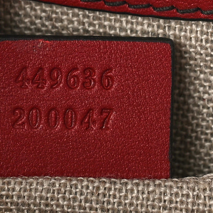 Gucci Soft Microguccissima Mini Emily Chain Shoulder Bag Rosso 7 of 9
