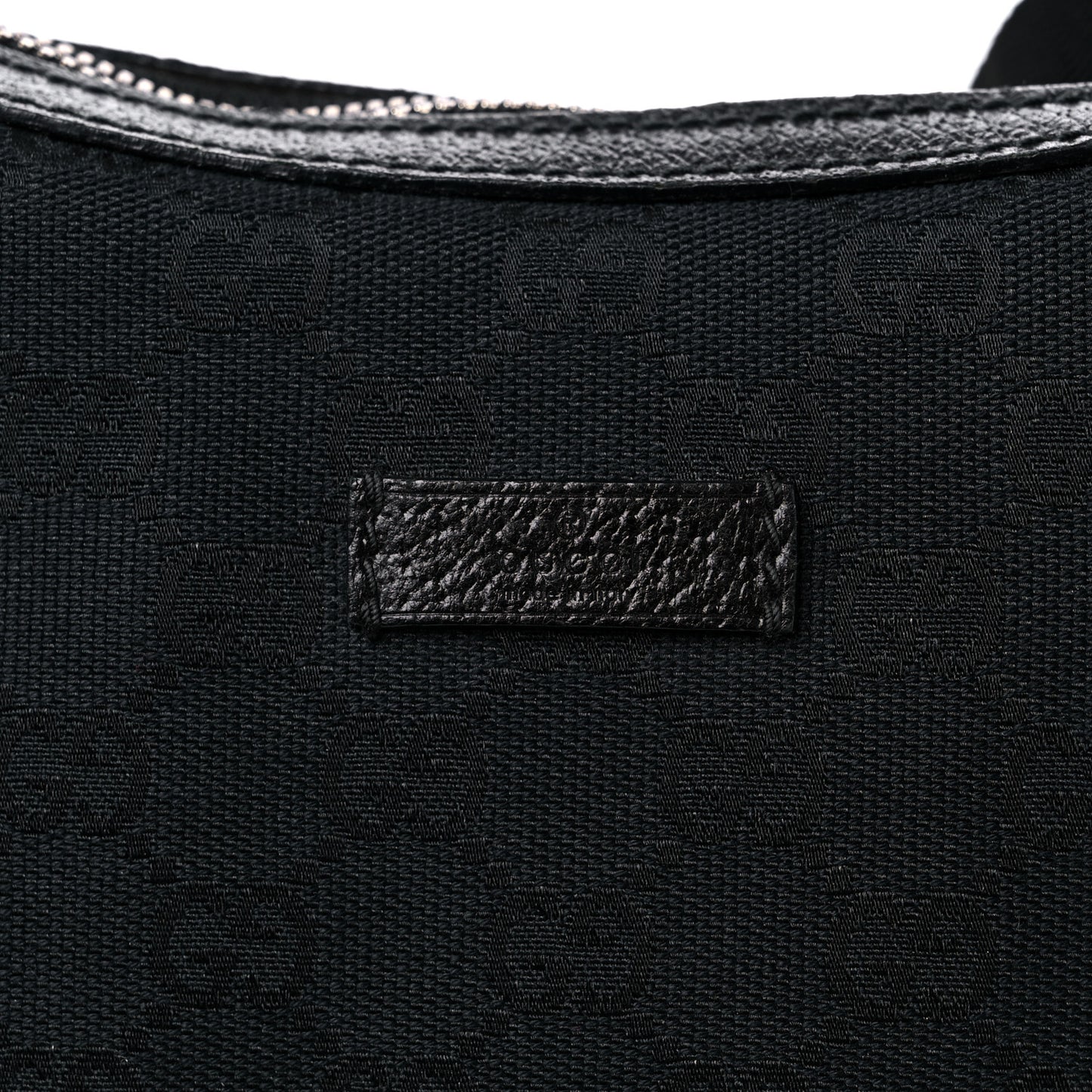 Monogram Medium Half Moon Hobo Black