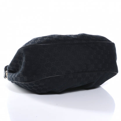 Gucci Monogram Medium Sukey Hobo Black 4 of 7