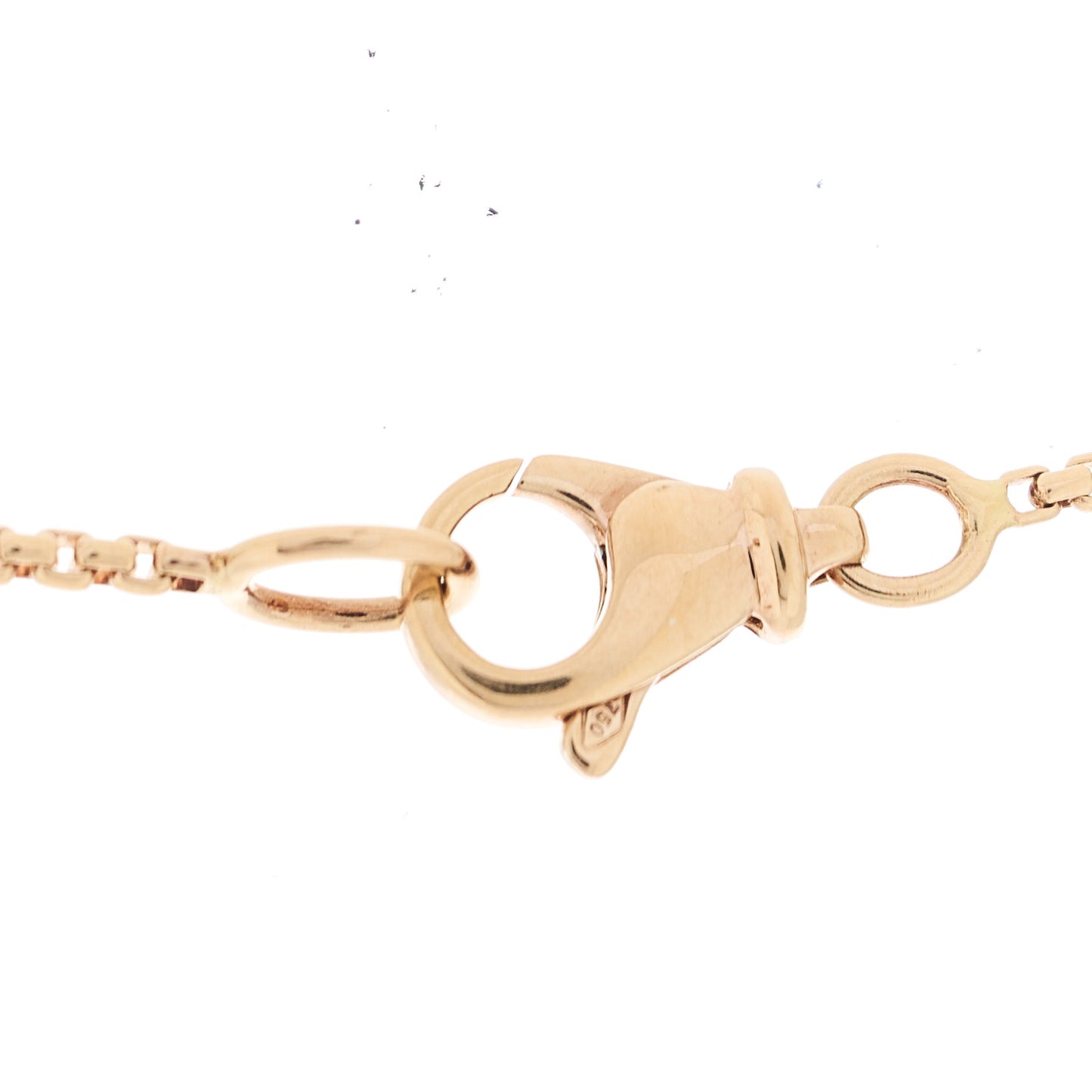 18K Rose Gold Cognac Diamond Petite Pave Bar Necklace