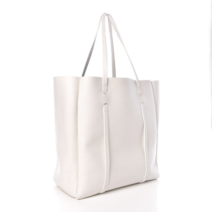 Balenciaga Smooth Calfskin Double Sided Medium Everyday Tote Optic White Black 3 of 15