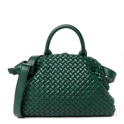 Bottega Veneta Nappa Intrecciato Small Padded The Handle Tote Raintree 1 of 10