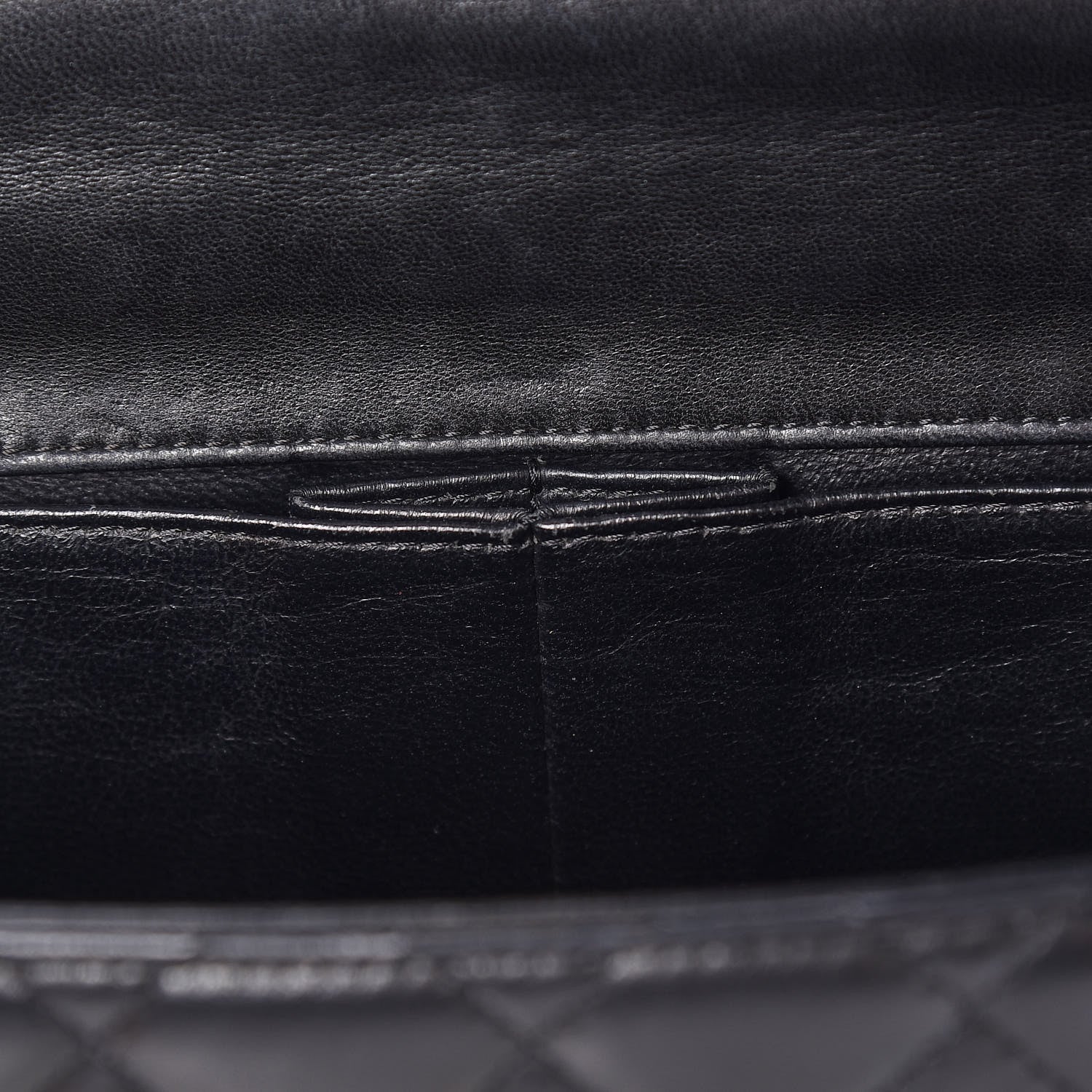 Chanel Lambskin Quilted East West Flap Black 8 of 12