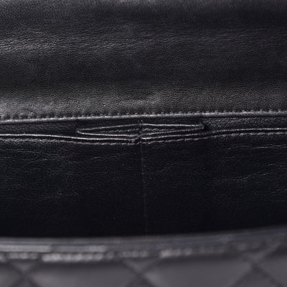 Chanel Lambskin Quilted East West Flap Black 8 of 12