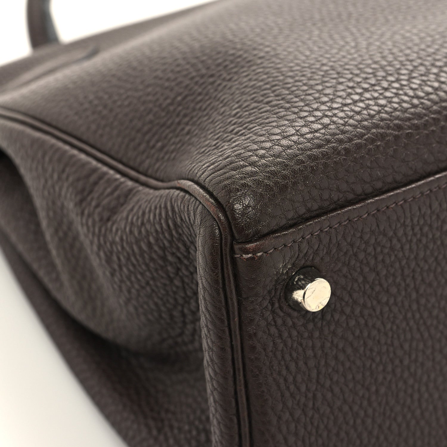 Hermes Togo Kelly Retourne 32 Chocolate 11 of 12