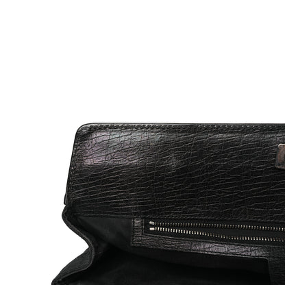 Gucci Monogram Horsebit Chain Flap Shoulder Bag Black 11 of 12