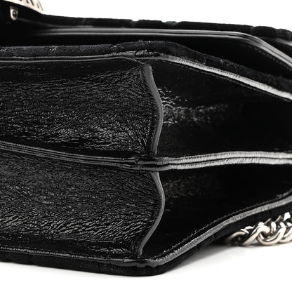 Gucci Velvet GG Monogram Small Dionysus Shoulder Bag Black 10 of 10
