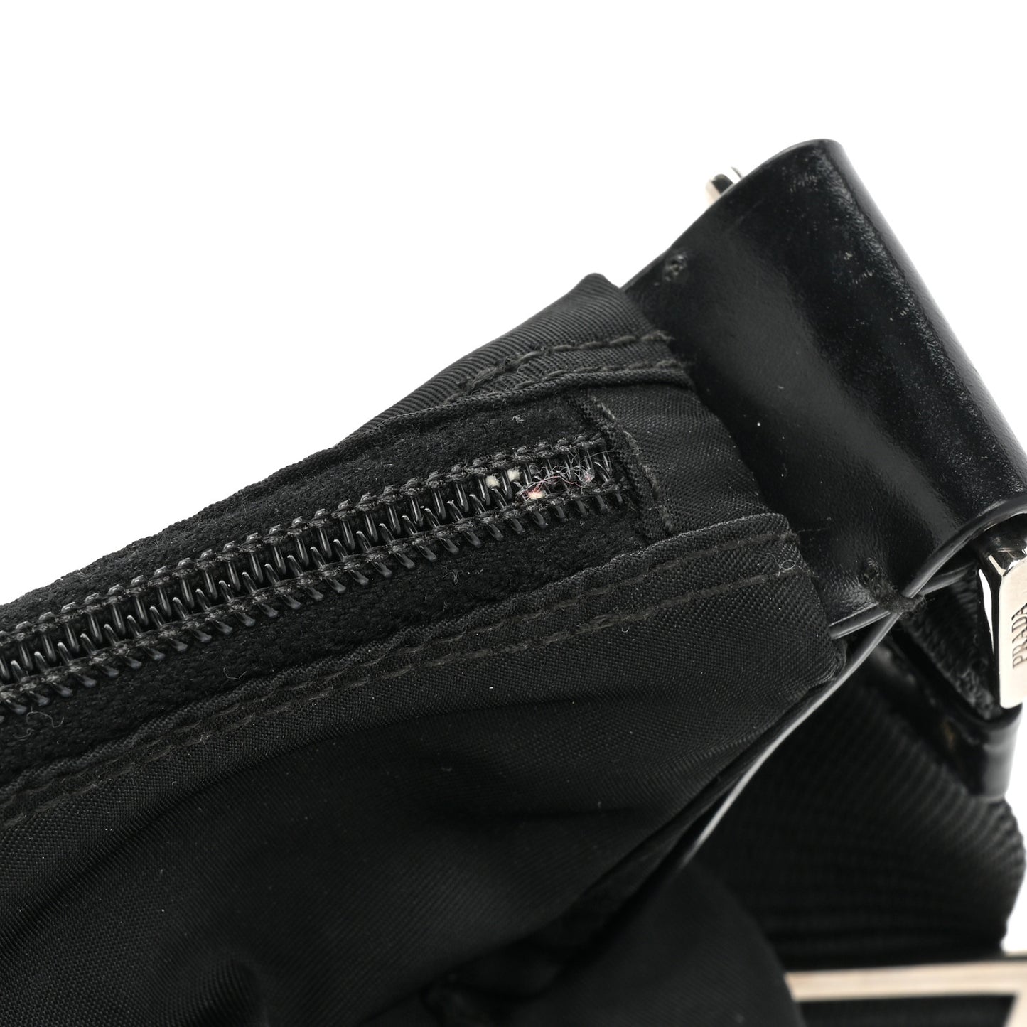 Tessuto Nylon Messenger Bag Black