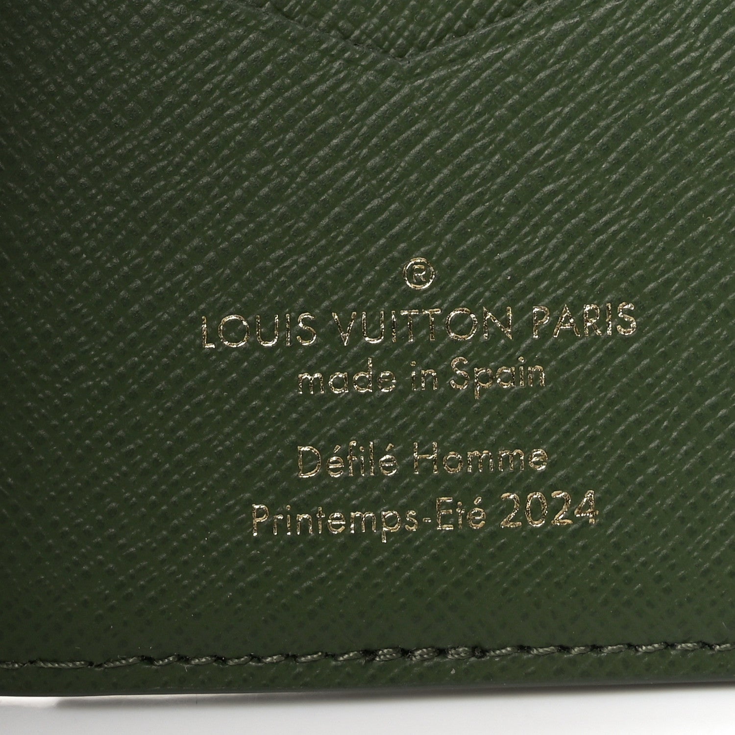 Louis Vuitton Damoflage Studded Pocket Organizer Green 6 of 6