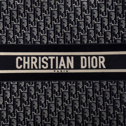 Christian Dior Oblique Velvet Book Tote Blue Multicolor 10 of 11