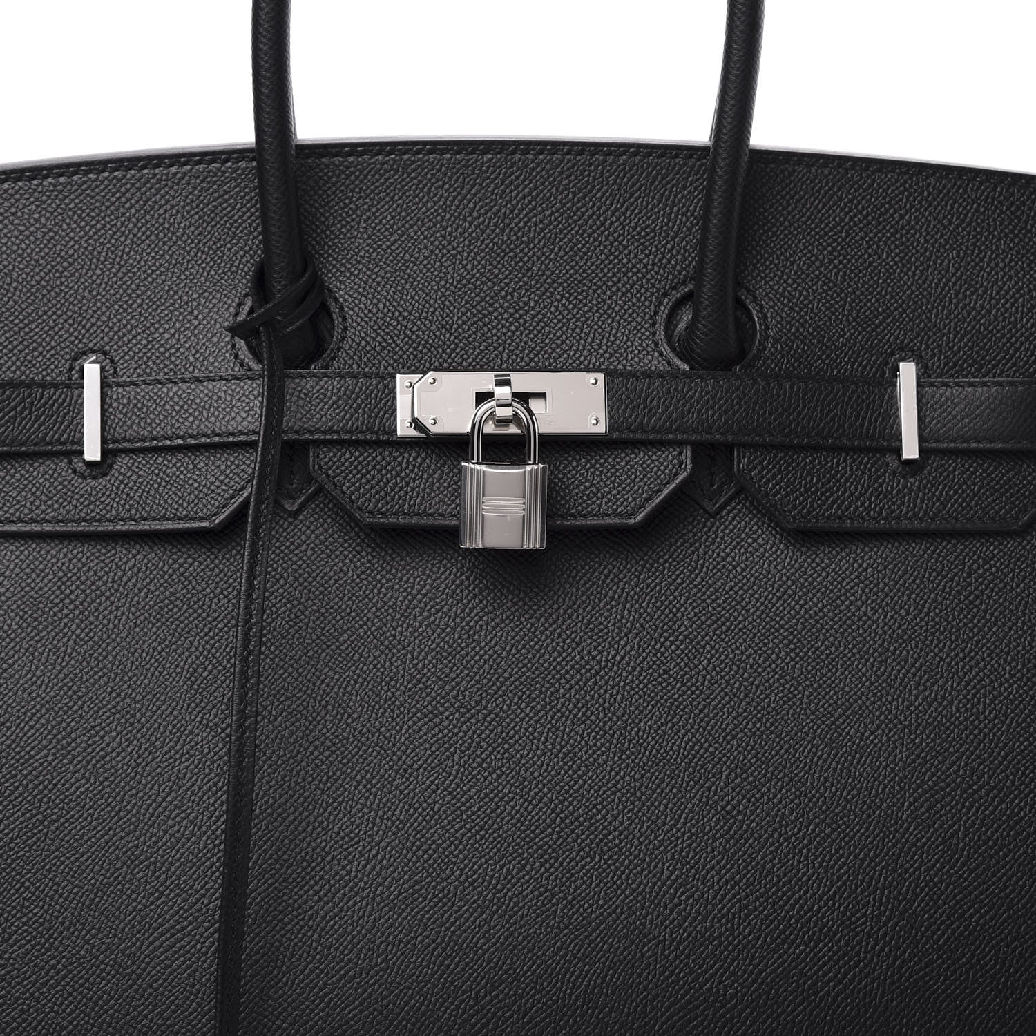 Hermes Madame Calfskin Birkin Sellier 35 Black 8 of 11
