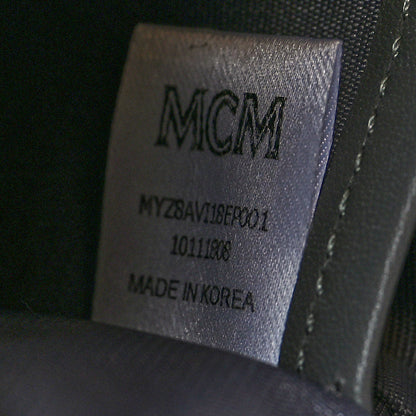 MCM Visetos Crossbody Tech Pouch Phantom Grey 7 of 11