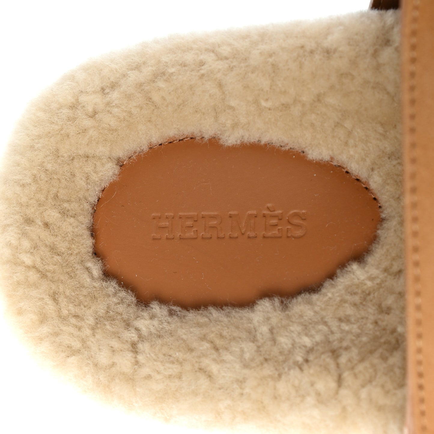 Suede Goatskin Woolskin Womens Chypre Sandals 37 Golden Beige