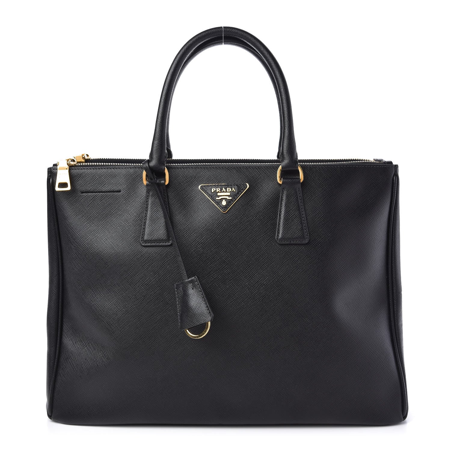 Prada Saffiano Lux Extra Large Galleria Double Zip Tote Black 1 of 10