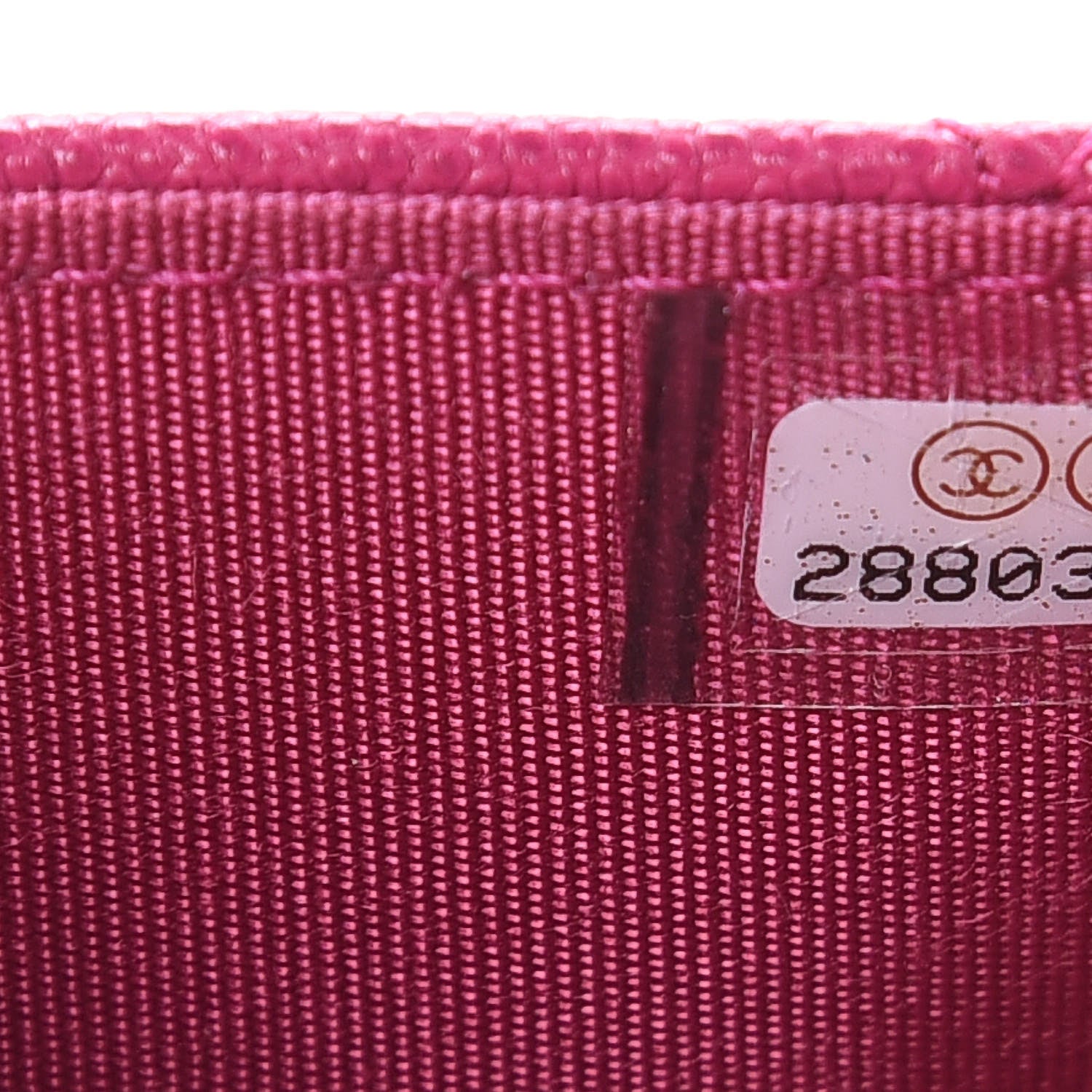 Chanel Caviar Quilted Boy Card Holder Wallet Fuchsia 8 of 9