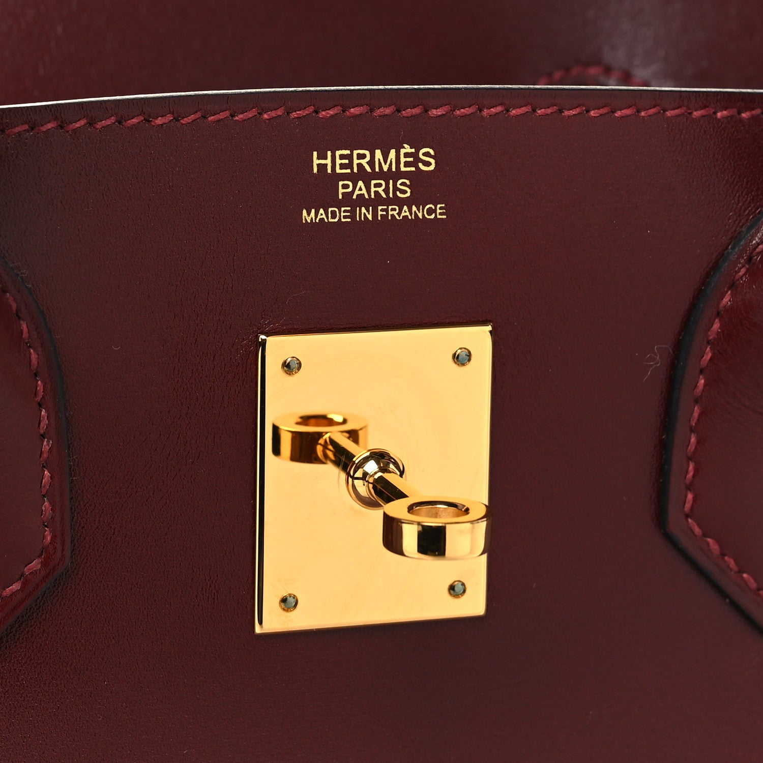 Hermes Box Birkin 30 Rouge H 6 of 14