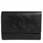 Chanel Caviar Timeless CC Wallet Black 1 of 14