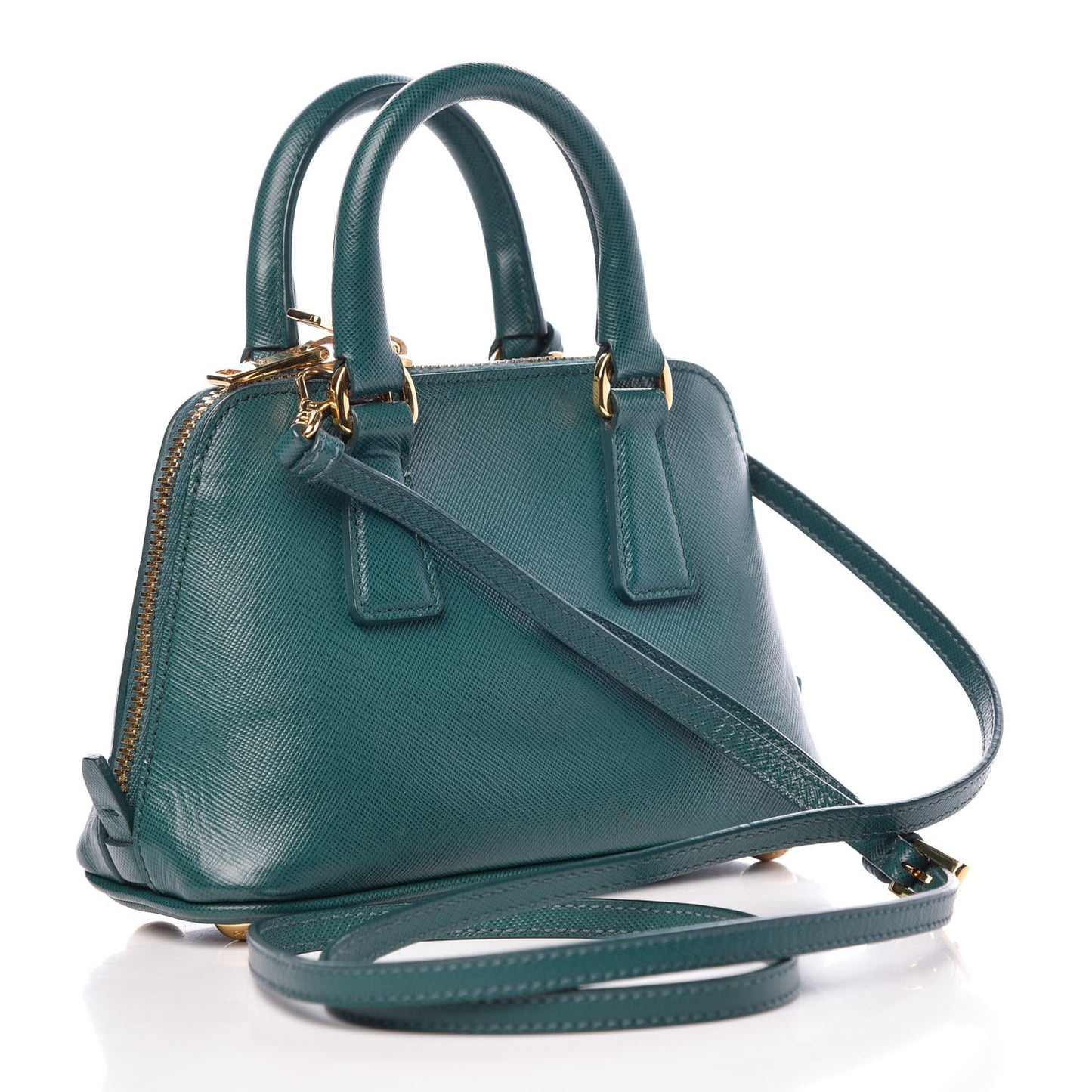 Saffiano Lux Mini Promenade Tote Ottanio