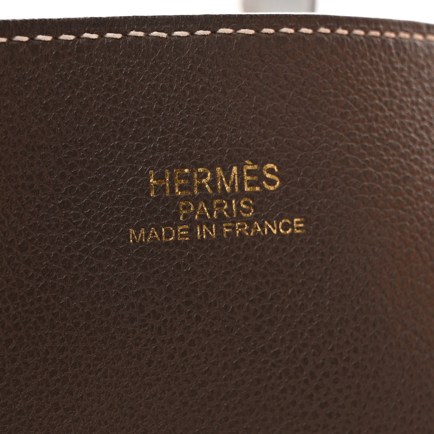 Hermes Taurillon Clemence Evercolor Double Sens 36 Reversible Tote Etain Bleu Glacier 9 of 18