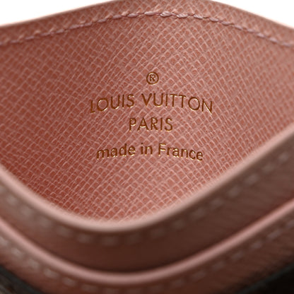 Louis Vuitton Monogram LV Charms Card Holder Rose Ballerine 6 of 6