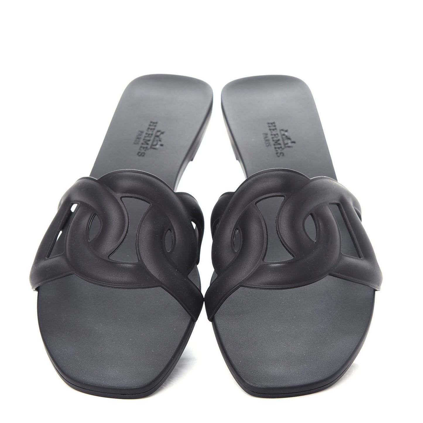 Rubber Aloha Sandals 37 Black