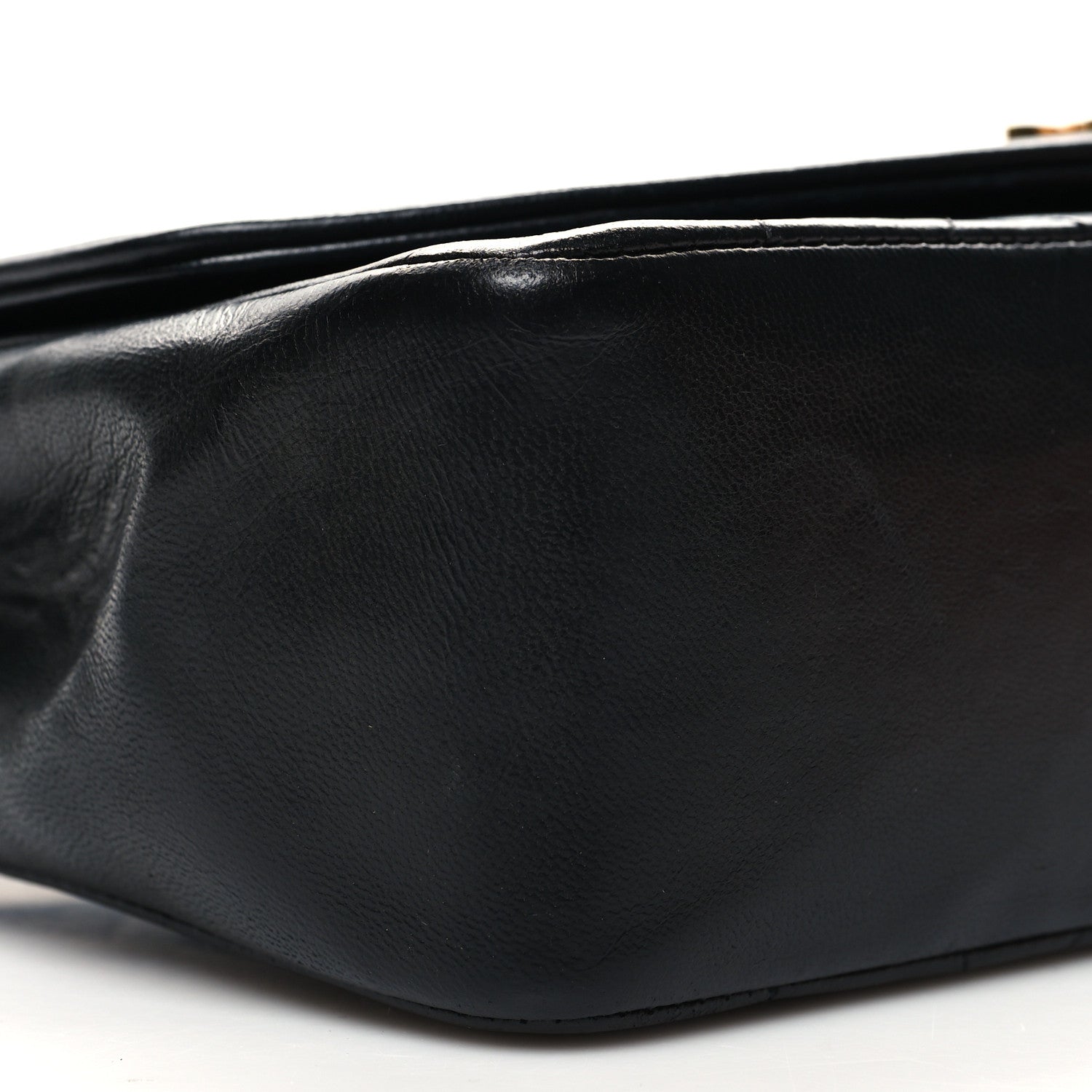 Chanel Lambskin Quilted Medium Single Flap Black 9 of 11