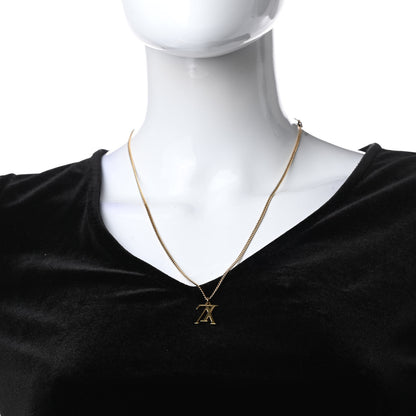 Louis Vuitton LV Upside Down Necklace Gold 2 of 7