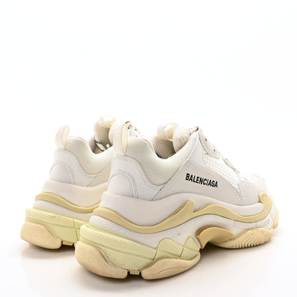 Balenciaga Fabric Mesh Womens Triple S Sneakers 37 White 5 of 8