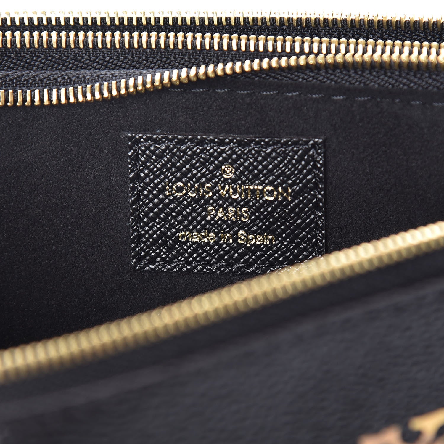 Louis Vuitton Monogram Giant Jungle Pochette Double Zip Black 8 of 12