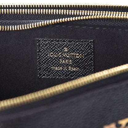 Louis Vuitton Monogram Giant Jungle Pochette Double Zip Black 8 of 12