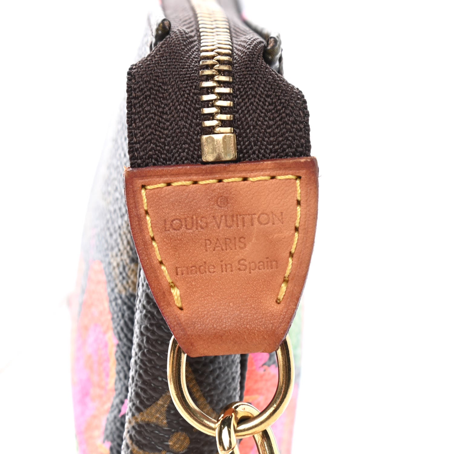Louis Vuitton Monogram Roses Pochette Accessories Long Strap 8 of 13