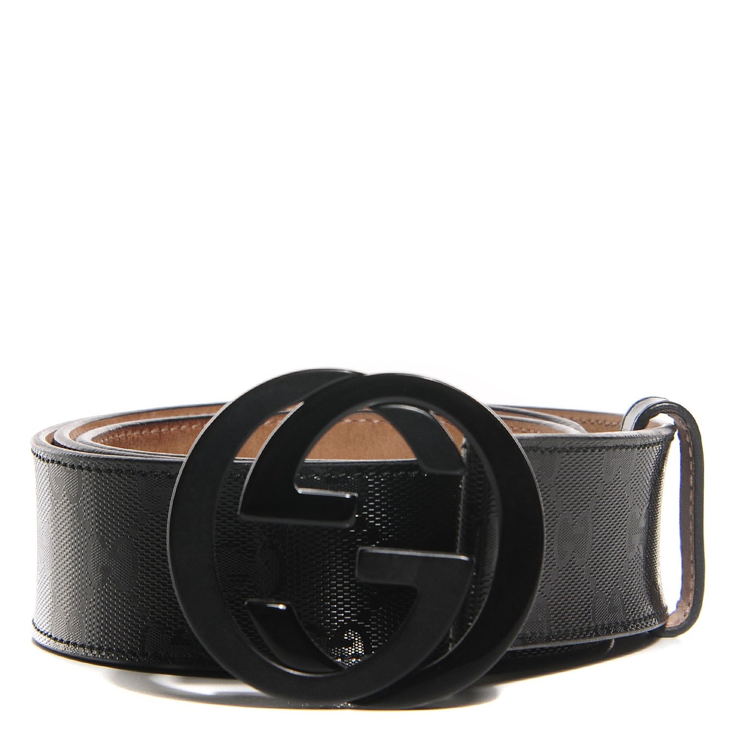 Imprime Monogram Interlocking G Belt 95 38 Black