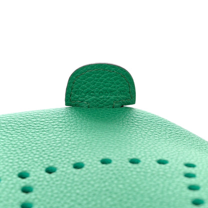 Hermes Taurillon Clemence Evelyne III PM Vert Jade 7 of 10