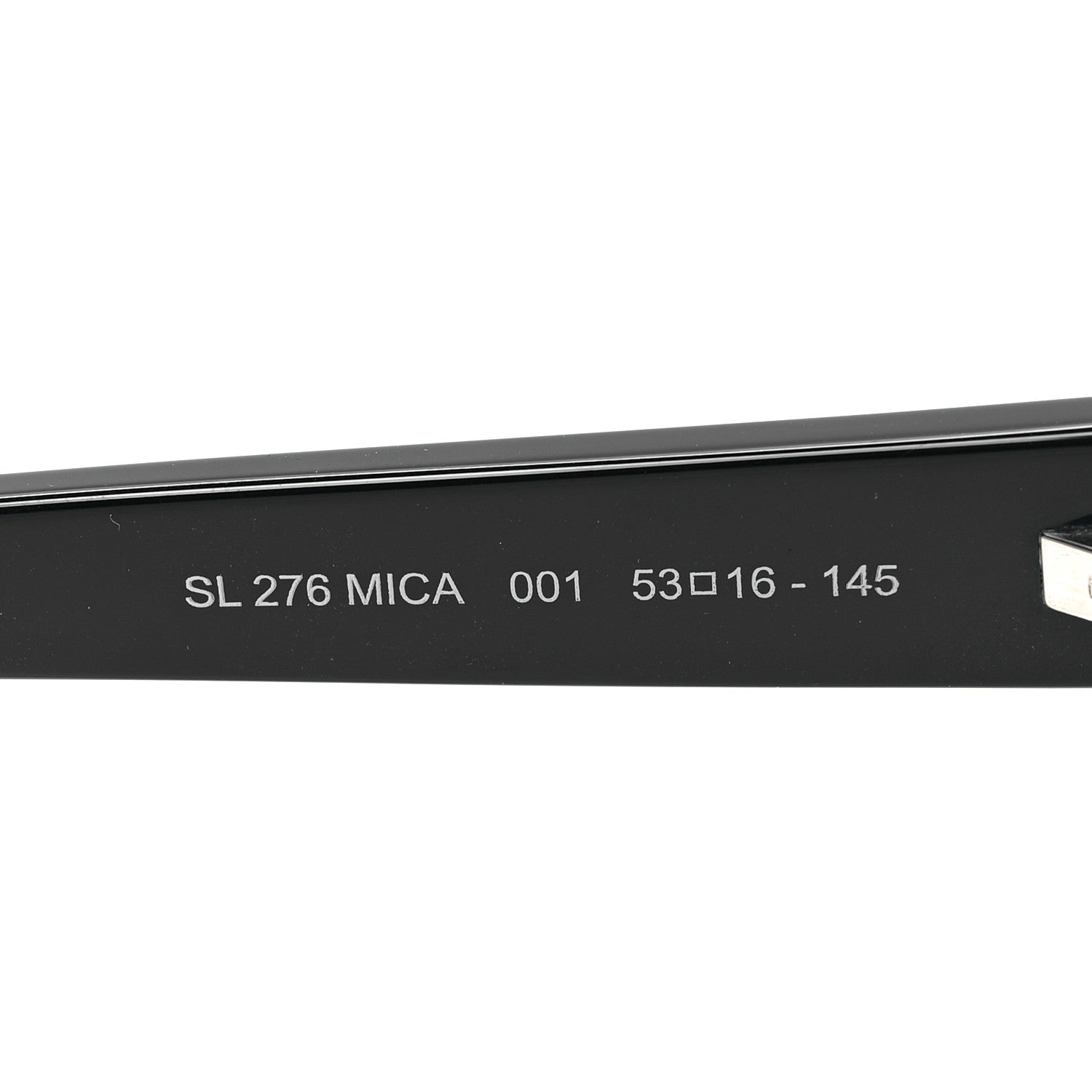 Saint Laurent Acetate Mica Cat Eye Sunglasses SL 276 Black 7 of 7