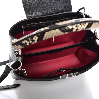 Louis Vuitton Taurillon Python Capucines PM Black 6 of 7