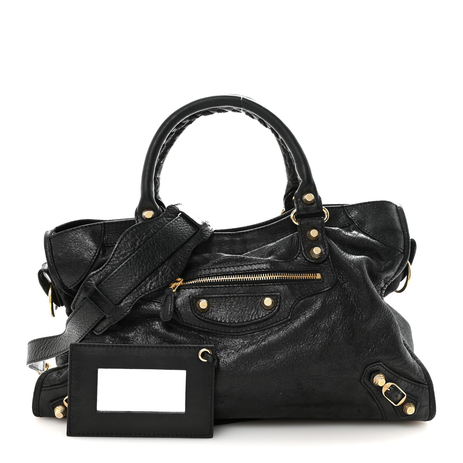 Balenciaga Agneau Giant 12 Gold Hardware City Black 1873968
