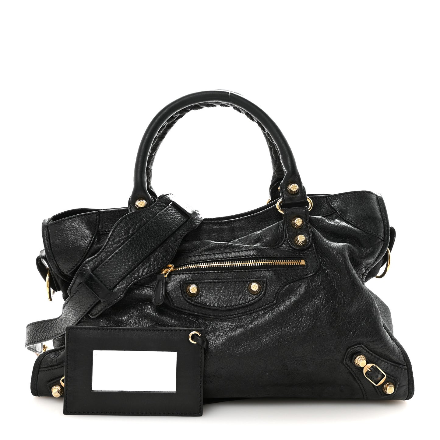 Agneau Giant 12 Gold Hardware City Black