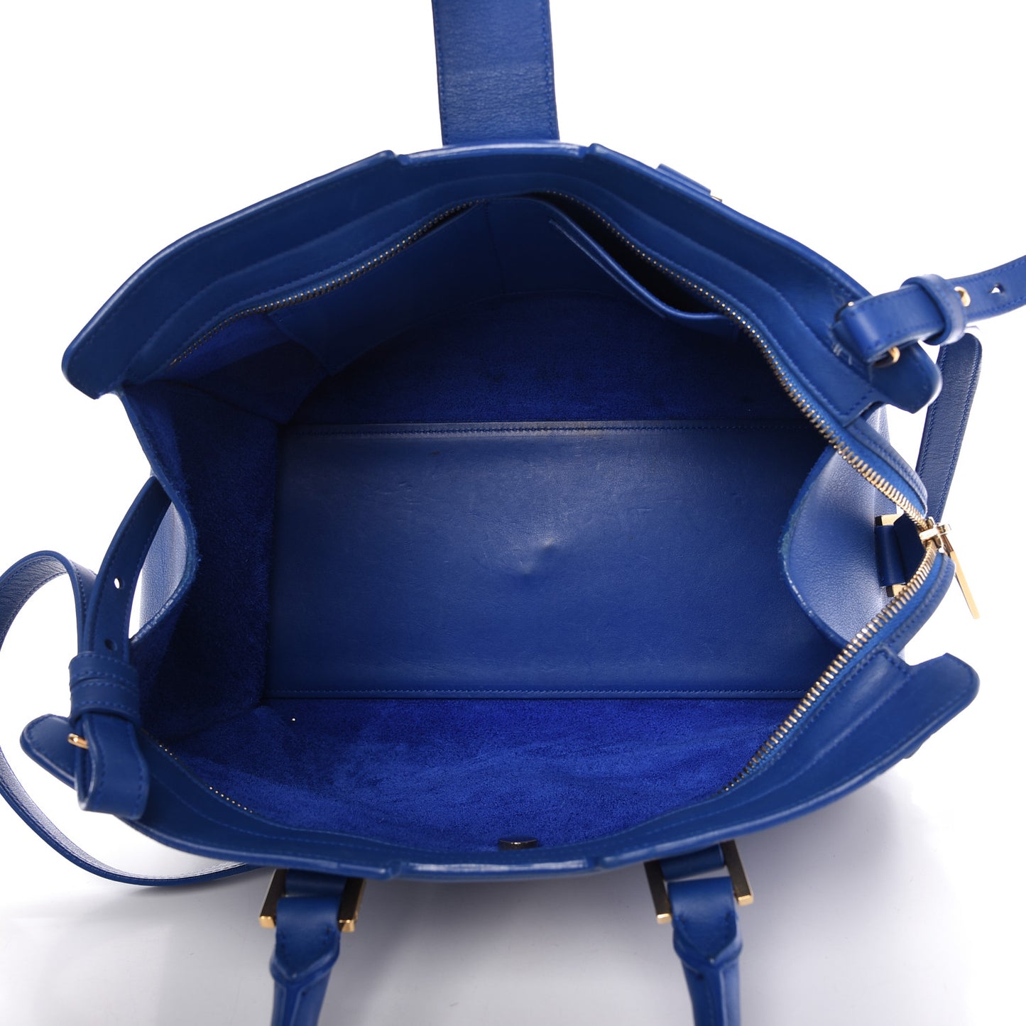 Calfskin Small Classic Y Cabas Royal Blue