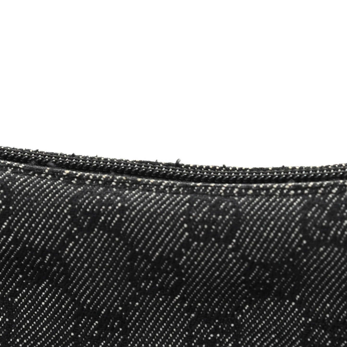 Denim Monogram GG Signature Shoulder Bag Black
