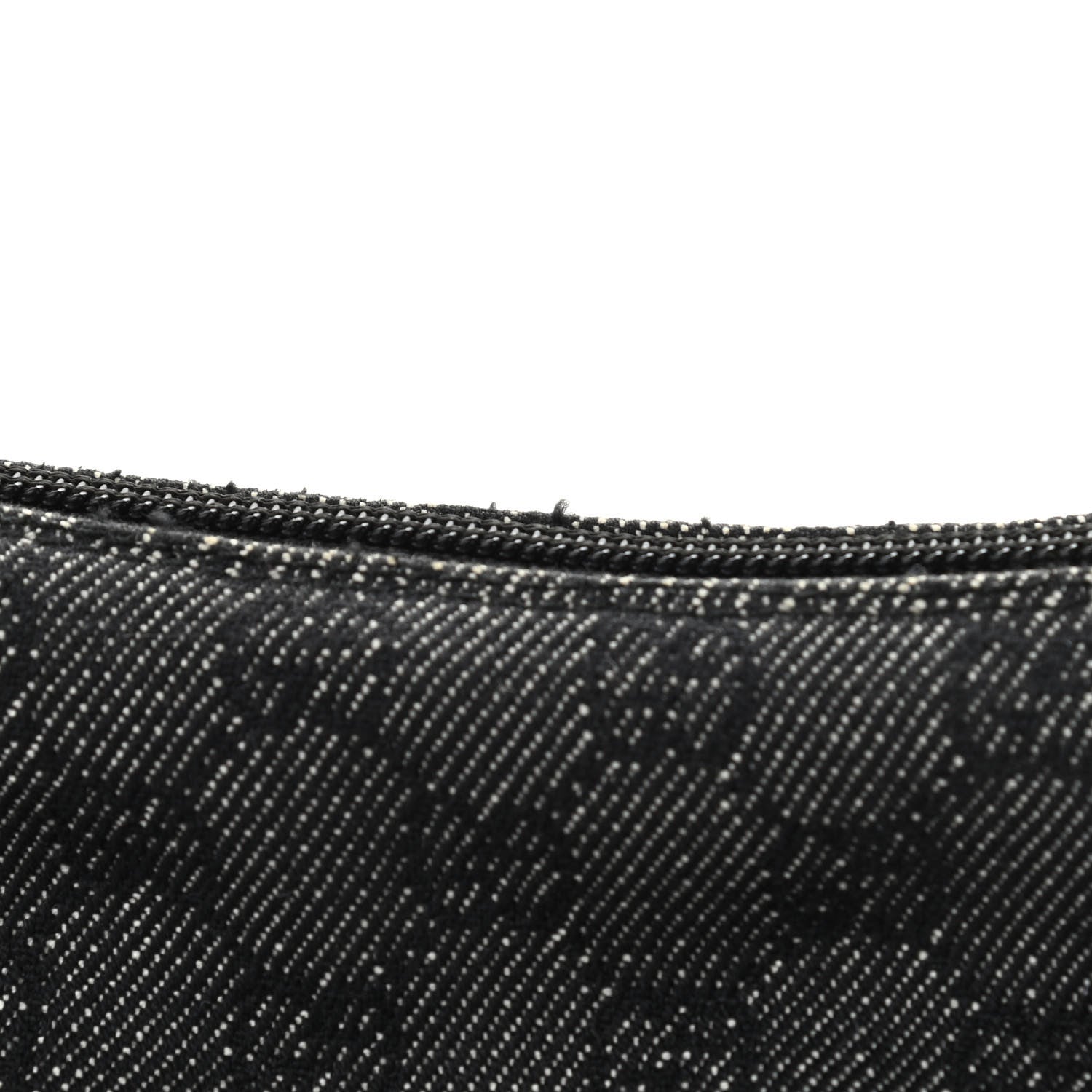 Gucci Denim Monogram GG Signature Shoulder Bag Black 11 of 11