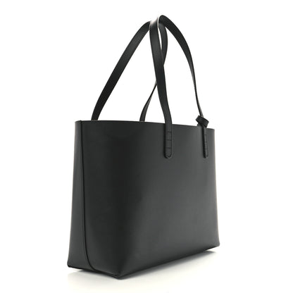 Mansur Gavriel Saffiano Large Shopping Tote Black Flamma 4 of 13
