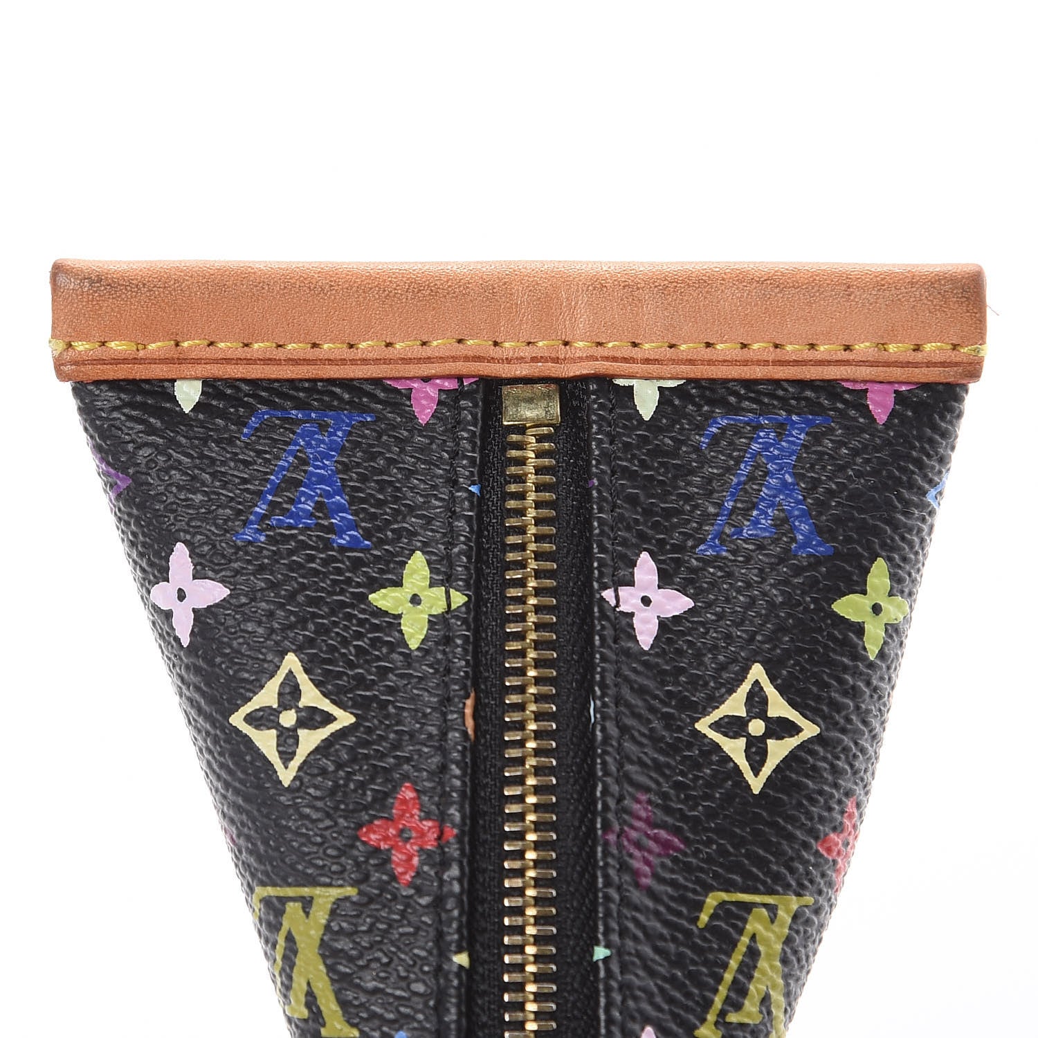 Louis Vuitton Monogram Multicolor Berlingot Coin Purse Black 8 of 8