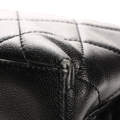 Chanel Caviar Quilted Flap Shoulder Bag Black 11 of 12