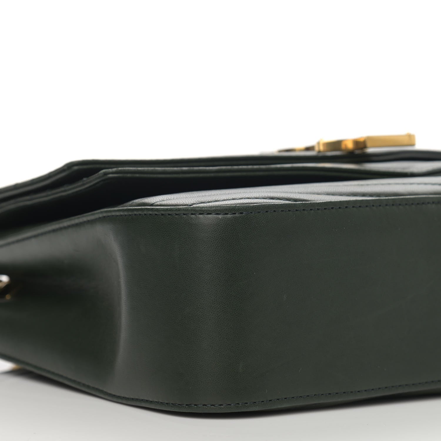 Saint Laurent Lambskin Matelasse Chevron Monogram Medium Sulpice Bag Black 10 of 16