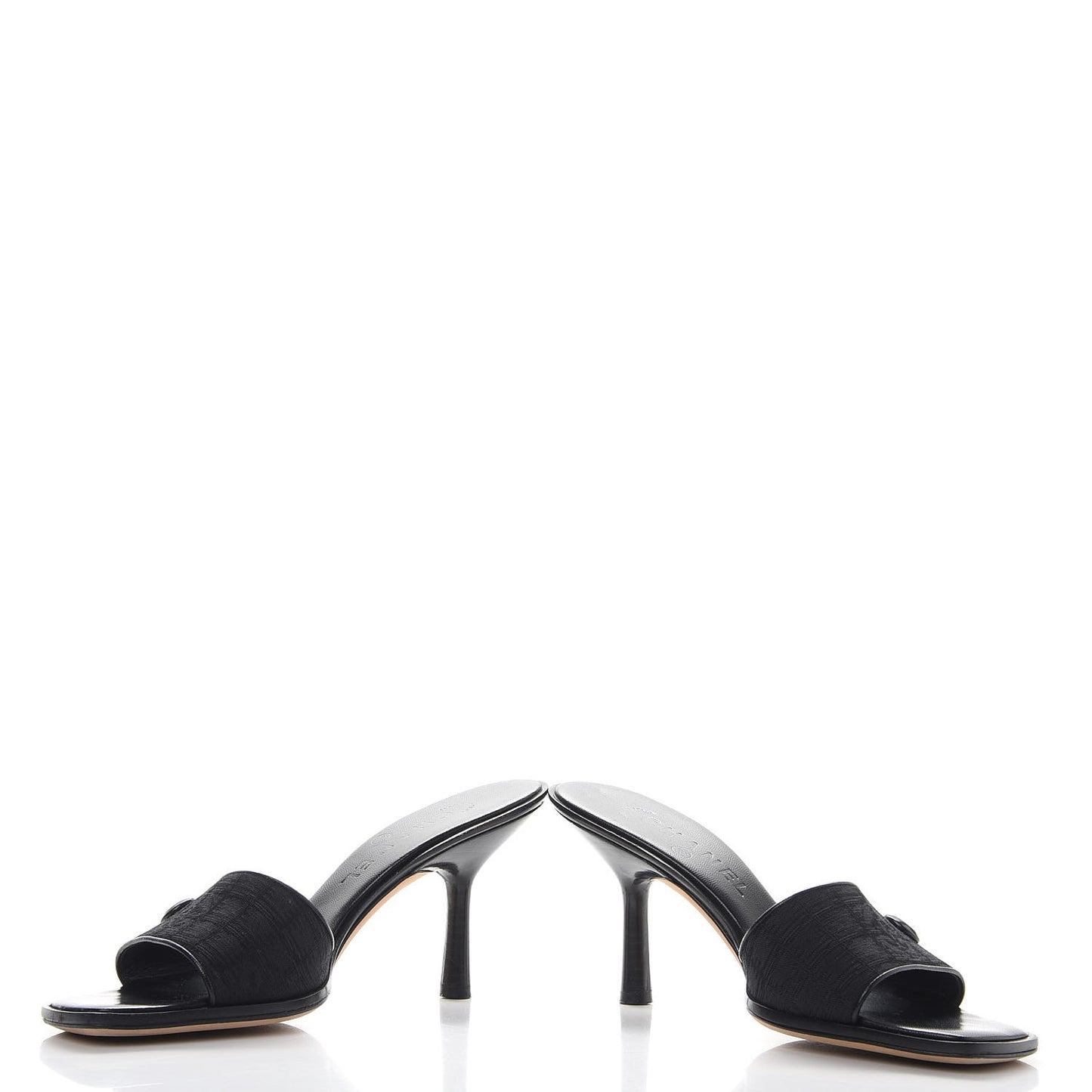 Nylon Travel Ligne CC Mules 37 Black