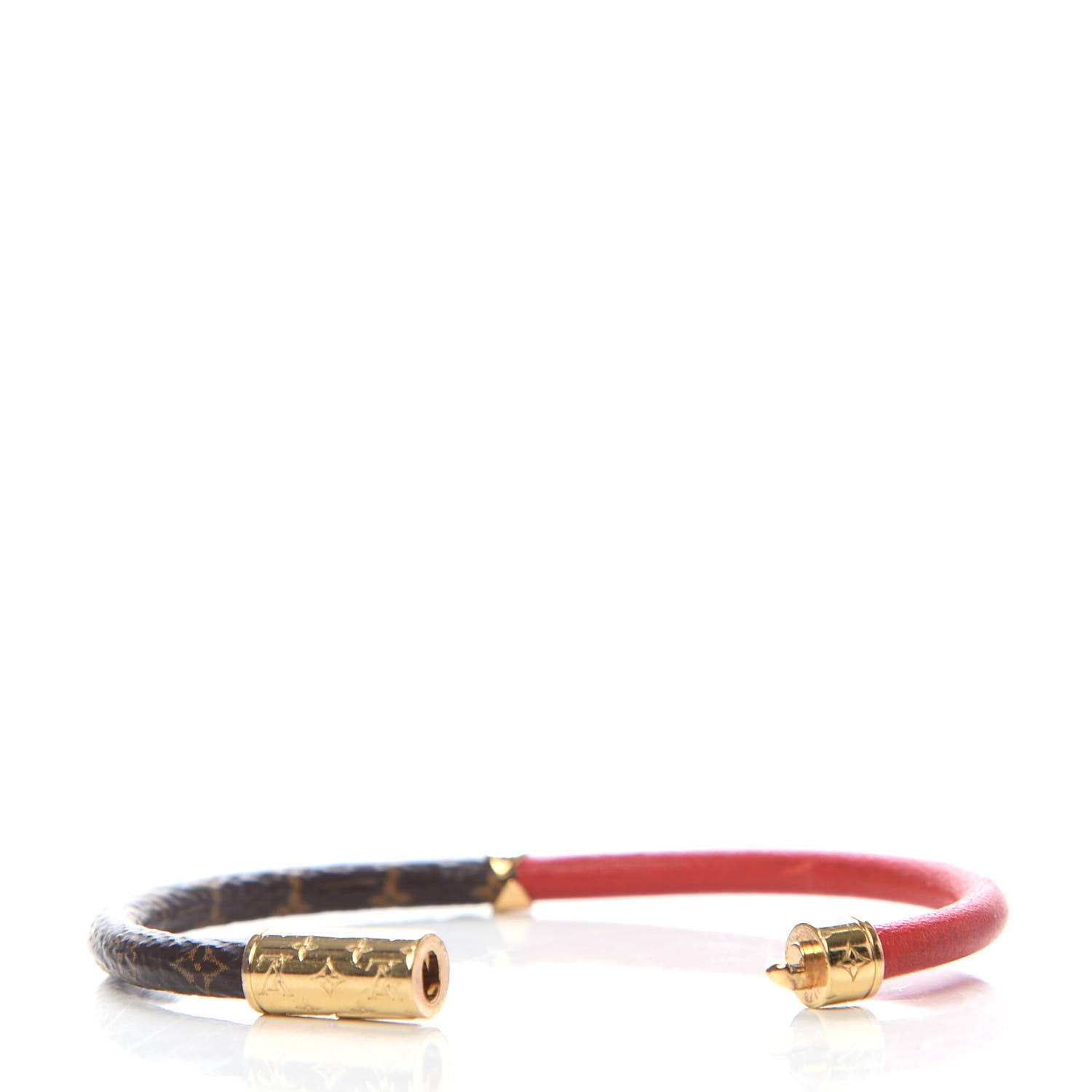 Louis Vuitton Monogram Daily Confidential Bracelet Red 4 of 5